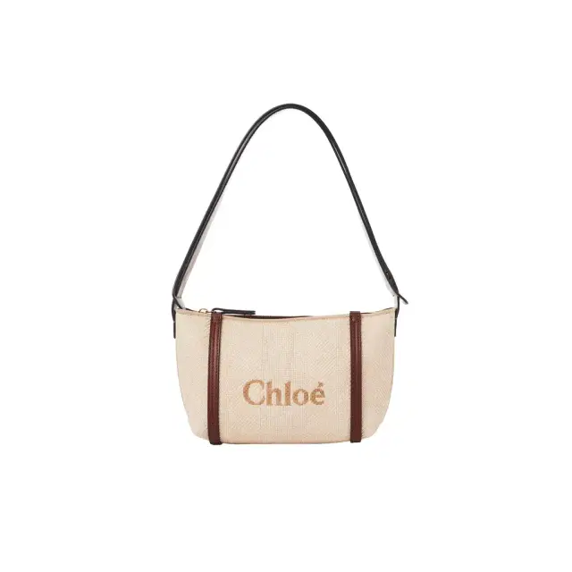 Chloé Chloé Carry shoulder bag in raffia