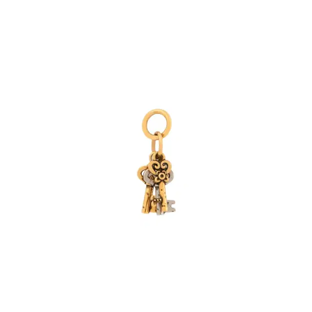 Chloé Key charm in brass