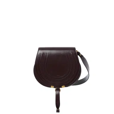 Chloé Marcie saddle bag in shiny leather | Thumbnail 1