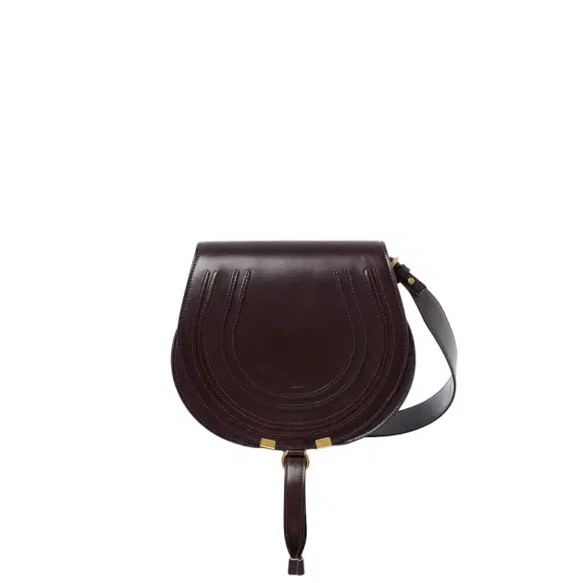 Chloé Marcie saddle bag in shiny leather