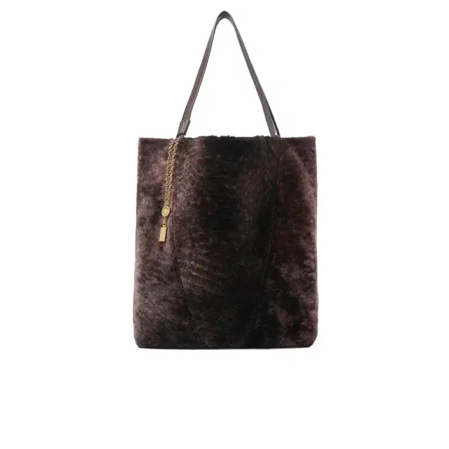 Chloé Large Chloé Spin tote bag in shearling