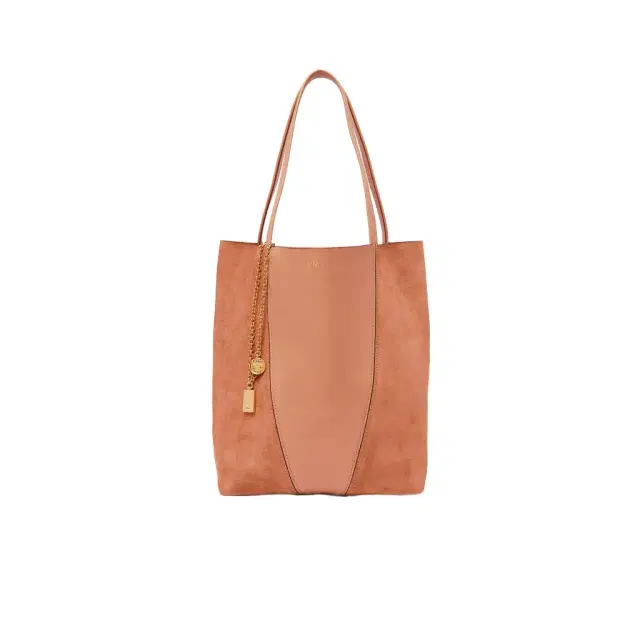 Chloé Chloé Spin tote bag in grained & suede leather