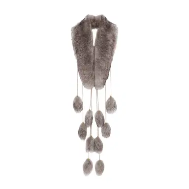 Chloé The Treasure Tails scarf in shearling | Thumbnail 1