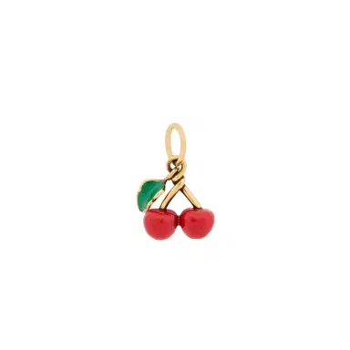 Chloé Cherry charm in brass | Thumbnail 1