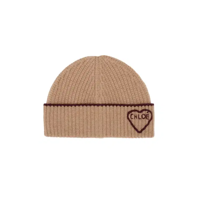 Chloé The Chloé Encoeur beanie in wool & cashmere