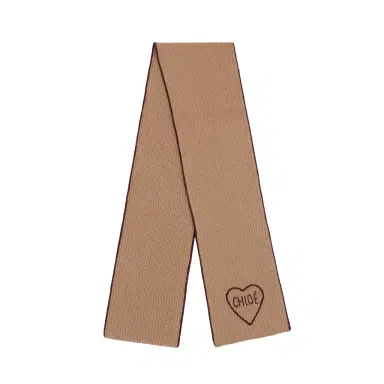 Chloé The Chloé Encoeur scarf in wool & cashmere | Thumbnail 1