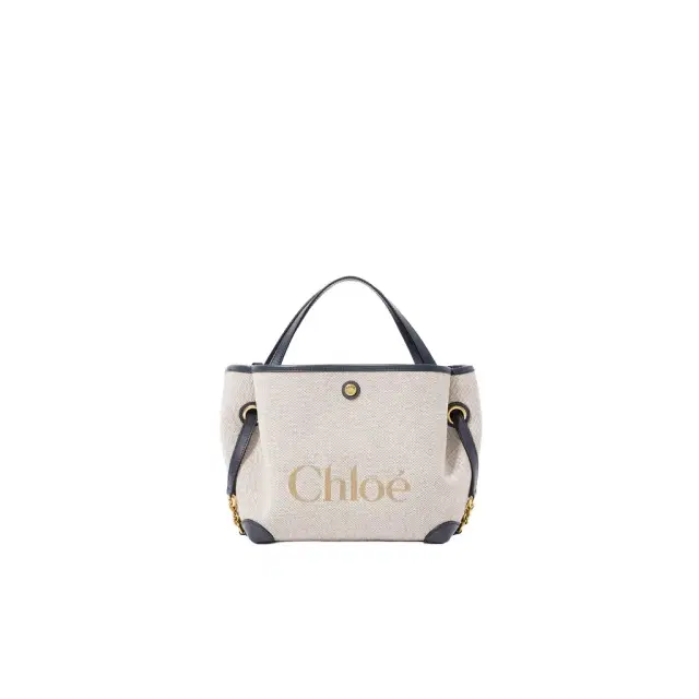 Chloé Small Chloé Clover double carry bag in canvas
