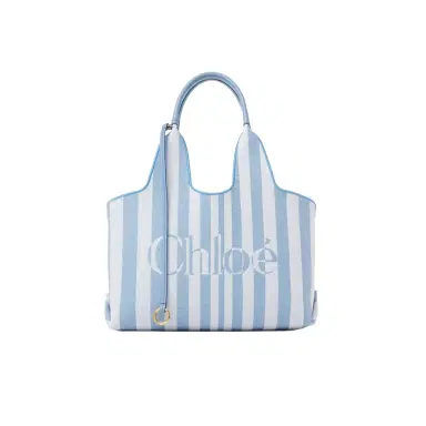 Chloé Chloé Stripy east-west tote bag in jacquard | Thumbnail 1