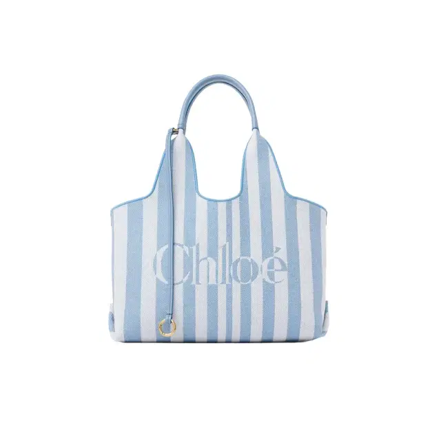 Chloé Chloé Stripy east-west tote bag in jacquard