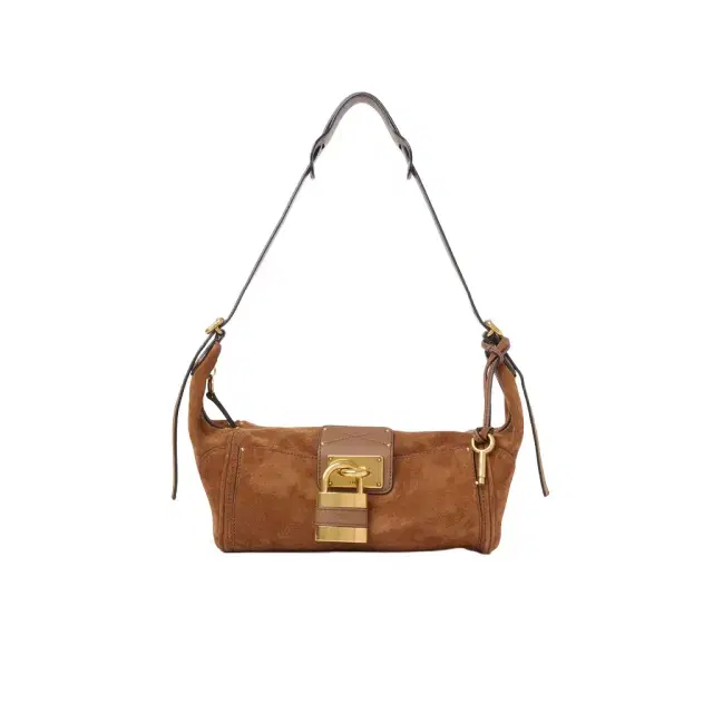 Chloé Paddington crossbody bag in suede leather