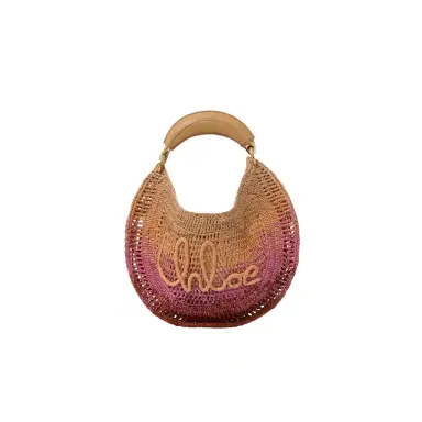 Chloé Summer Banana hobo bag in raffia | Thumbnail 1