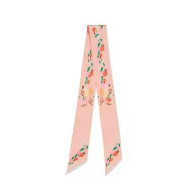 Chloé The Chloé Parrot bandeau scarf in silk twill | Thumbnail 1