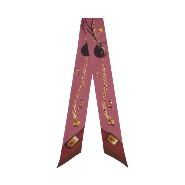 Chloé The Chloé Paddington bandeau scarf in silk twill