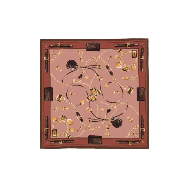 Chloé The Chloé Paddington square scarf in silk twill