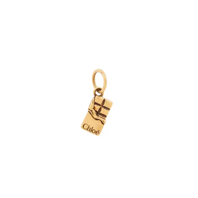 Chloé Chocolate charm in brass
