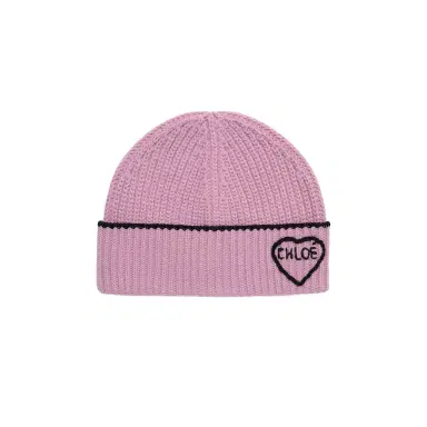 Chloé The Chloé Encoeur beanie in wool & cashmere | Thumbnail 1