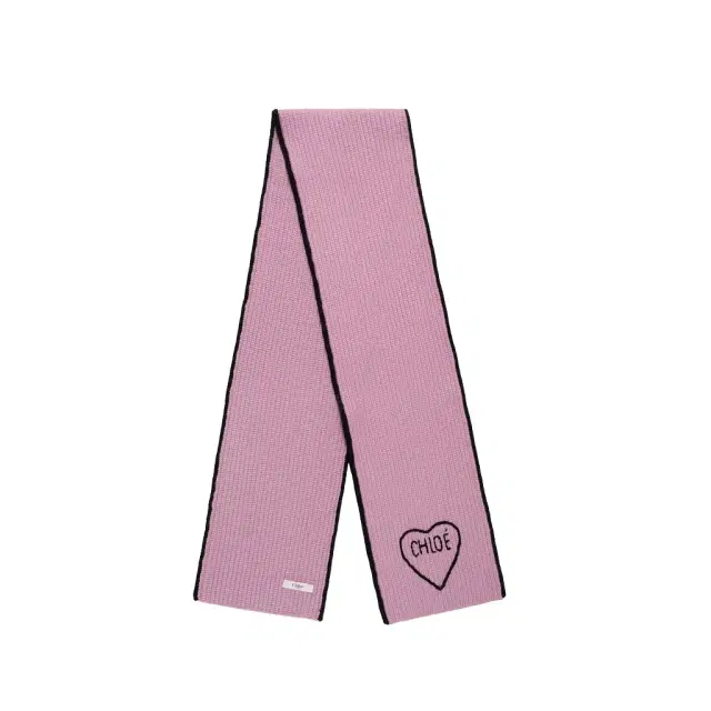 Chloé The Chloé Encoeur scarf in wool & cashmere