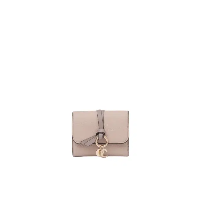 Chloé Small Alphabet tri-fold in grained leather