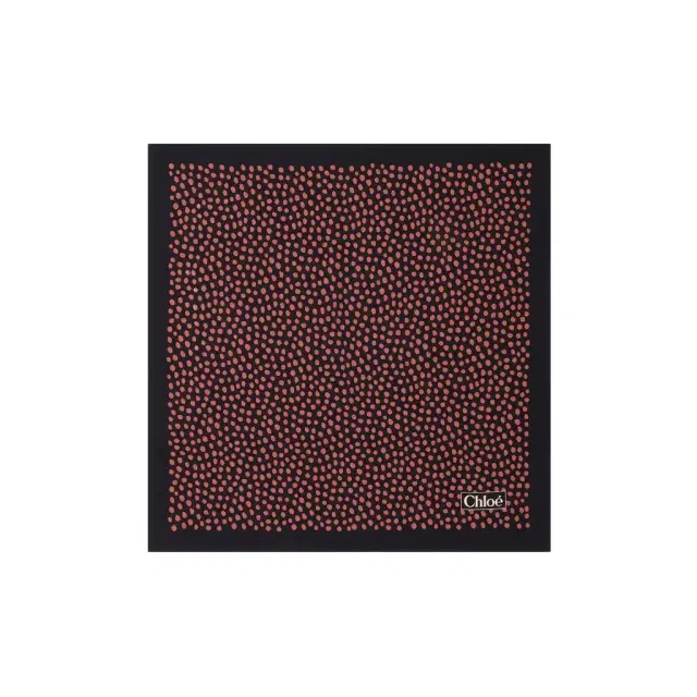 Chloé The Chloé Spotted square scarf in silk