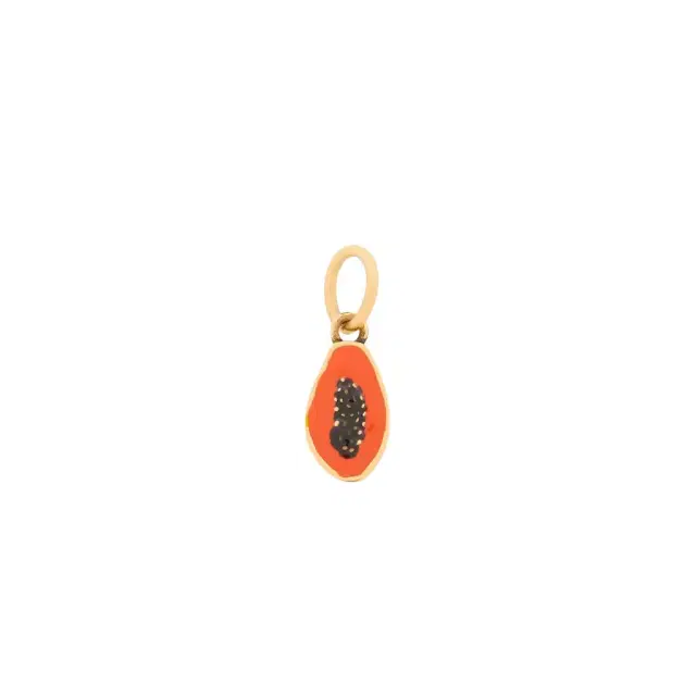 Chloé Papaya charm in brass
