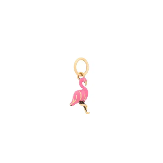 Chloé Flamingo charm in brass