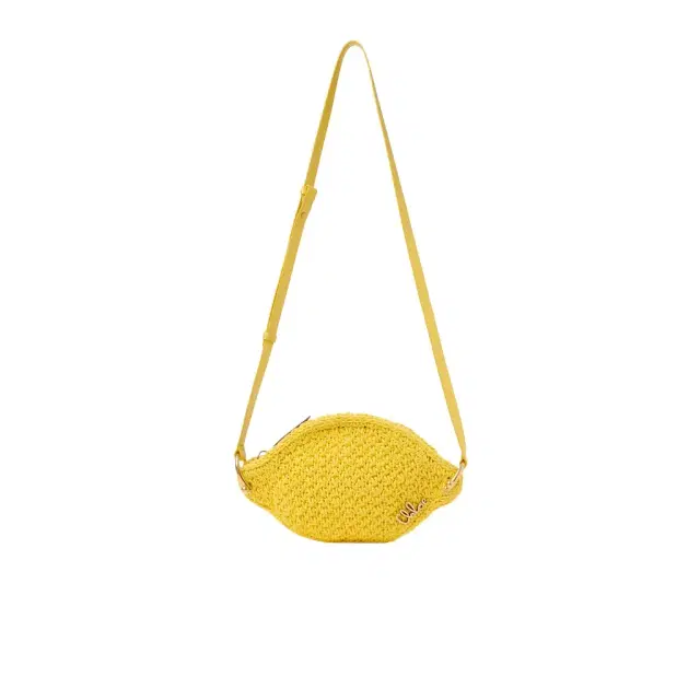 Chloé Chloé Tropicus Lemon crossbody bag in waxed cord