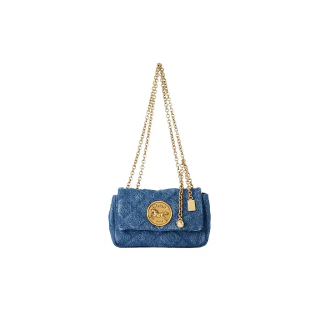 Chloé Small Chloé Heritage shoulder bag in denim