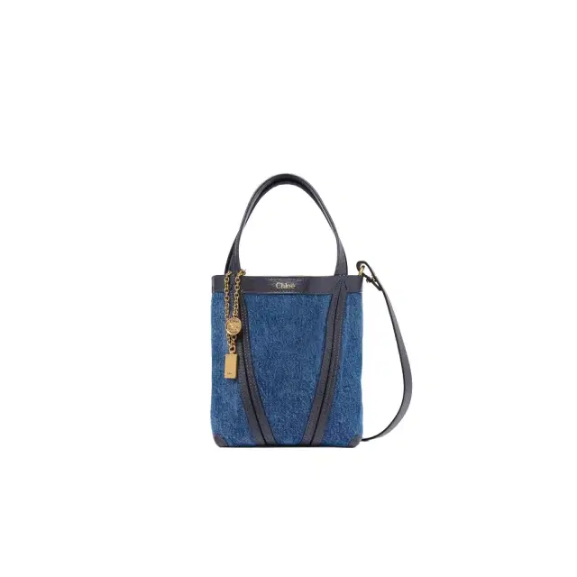 Chloé Small Chloé Spin tote bag in denim