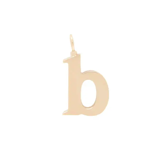 Chloé Alphabet letter B charm in brass