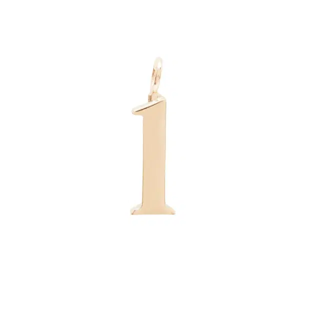 Chloé Alphabet letter L charm in brass
