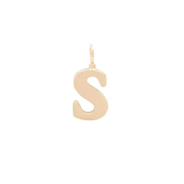 Chloé Alphabet letter S charm in brass