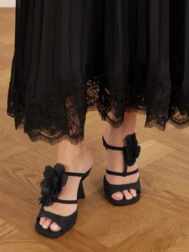 Zimmermann Belara Embellished Leather-trimmed Suede Wedge Mules | Thumbnail 2 Zimmermann Belara Embellished Leather-trimmed Suede Wedge Mules | Thumbnail 2