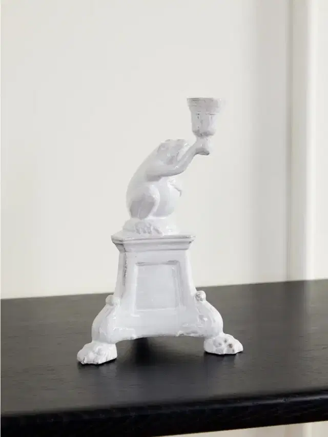 Astier De Villatte Grenouille Monument Porcelain Incense Holder