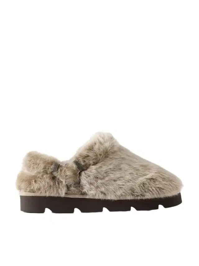 Brunello Cucinelli Monili-detailed Shearling Slip-ons