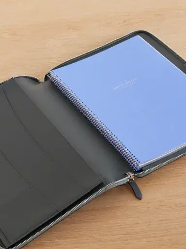 Smythson Panama Leather A4 Folder | Thumbnail 3 Smythson Panama Leather A4 Folder | Thumbnail 3