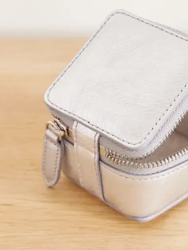 Smythson Metallic Leather Cosmetic Case | Thumbnail 3 Smythson Metallic Leather Cosmetic Case | Thumbnail 3