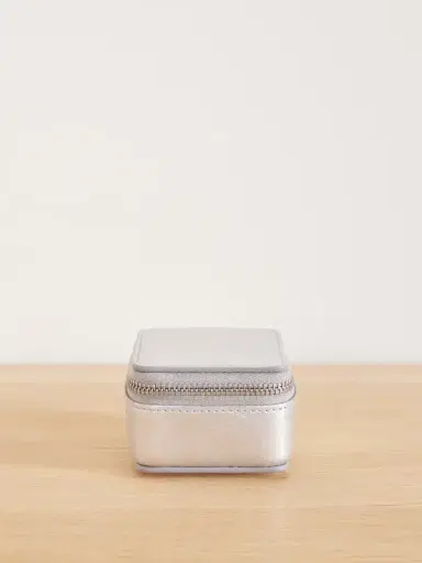 Smythson Metallic Leather Cosmetic Case | Thumbnail 1 Smythson Metallic Leather Cosmetic Case | Thumbnail 1