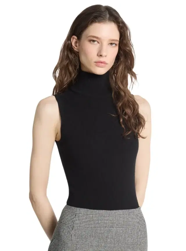 Michael Kors Collection Cashmere Blend Turtleneck Bodysuit