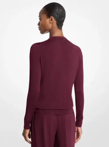 Michael Kors Collection Cashmere and Wool Blend Sweater | Thumbnail 2