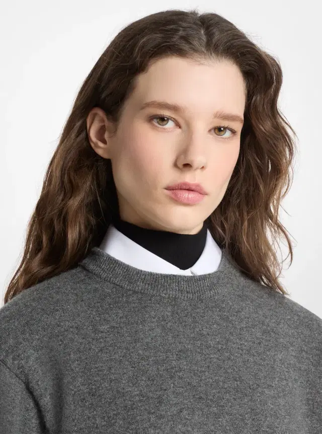 Michael Kors Collection Stretch Viscose Knit Dickey