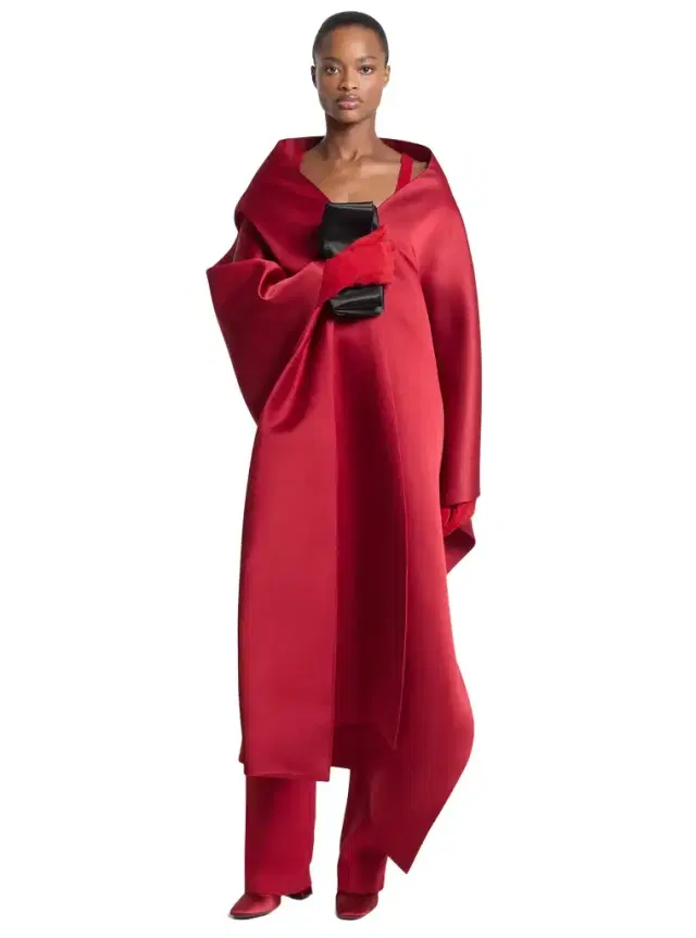 Michael Kors Collection Double Silk Satin Opera Shawl