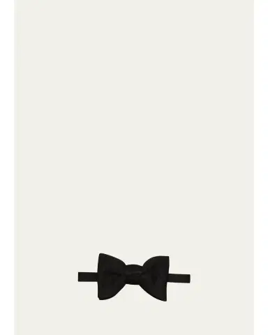 Tom Ford Men's Large Grosgrain Pre-Tied Silk Bow Tie | Thumbnail 1 Tom Ford Men's Large Grosgrain Pre-Tied Silk Bow Tie | Thumbnail 1