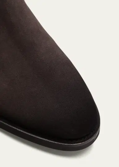 Santoni Men's Enver Suede Chelsea Boots | Thumbnail 5 Santoni Men's Enver Suede Chelsea Boots | Thumbnail 5