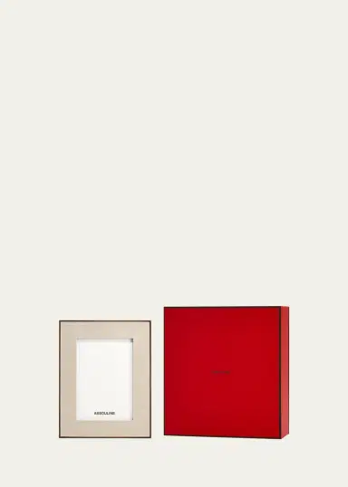 ASSOULINE Heritage Leather Frame, 5" x 7" | Thumbnail 3 ASSOULINE Heritage Leather Frame, 5" x 7" | Thumbnail 3