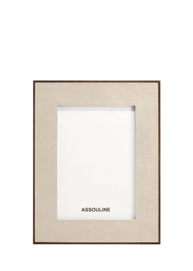 ASSOULINE Heritage Leather Frame, 5" x 7"