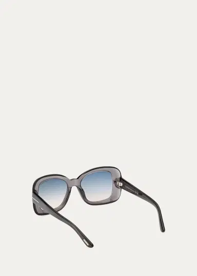 Tom Ford Sandra-02 52MM Square Sunglasses | Thumbnail 3 Tom Ford Sandra-02 52MM Square Sunglasses | Thumbnail 3