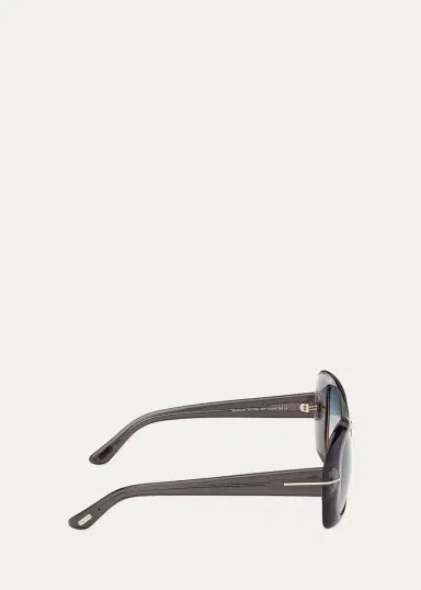 Tom Ford Sandra-02 52MM Square Sunglasses | Thumbnail 5 Tom Ford Sandra-02 52MM Square Sunglasses | Thumbnail 5