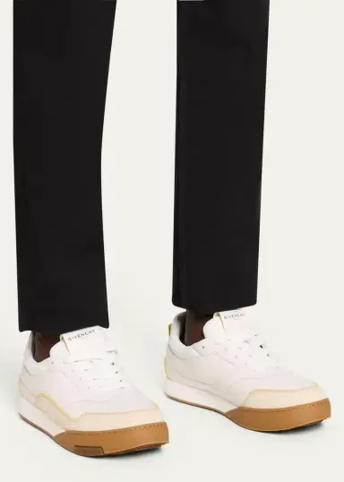 Givenchy Men's Yard Leather Low-Top Sneakers | Thumbnail 2 Givenchy Men's Yard Leather Low-Top Sneakers | Thumbnail 2