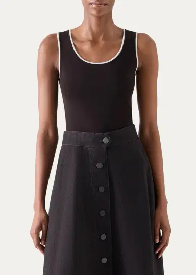 Akris punto Merino Wool Knit Tank Top | Thumbnail 4 Akris punto Merino Wool Knit Tank Top | Thumbnail 4