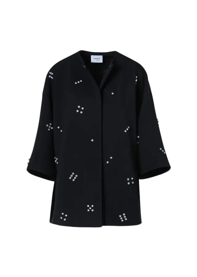 Akris punto Diamond Dice Dot Wool Car Coat